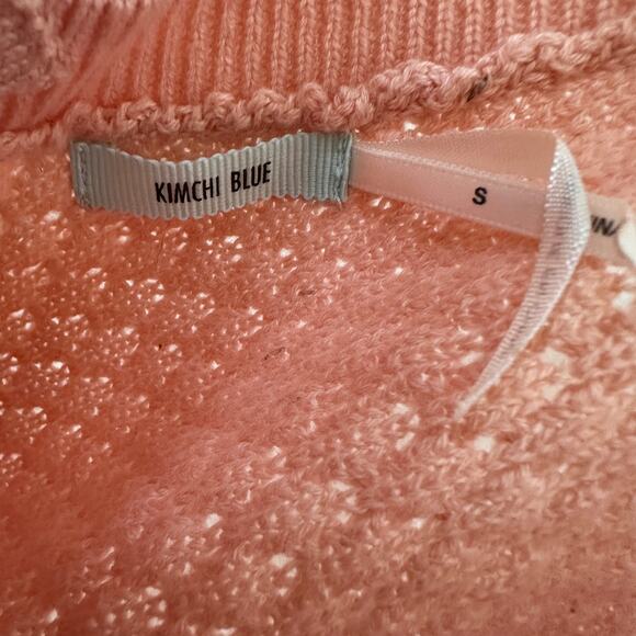 Kimchi Blue Small Pink Sweater Ultra-Soft Textured Knit Urban Outfitters - Picture 5 of 7